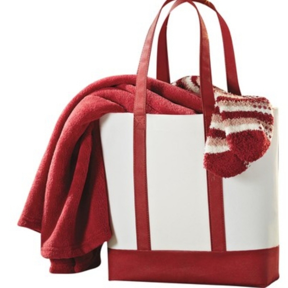 None Other Cute Tote Blanket And Socks Gift Set New Poshmark